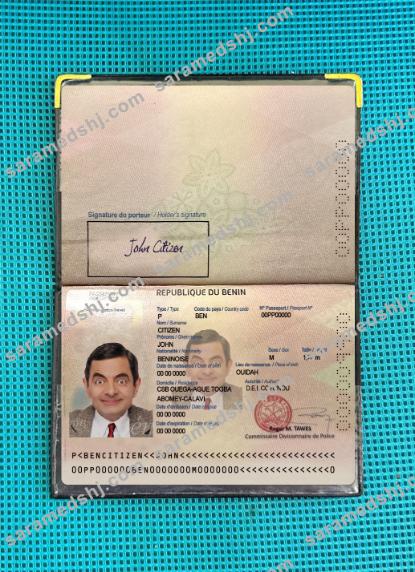 Benin passport 2022-present photolook